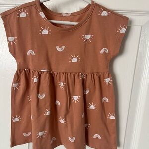 George Tan Toddler Dress with Fun Print